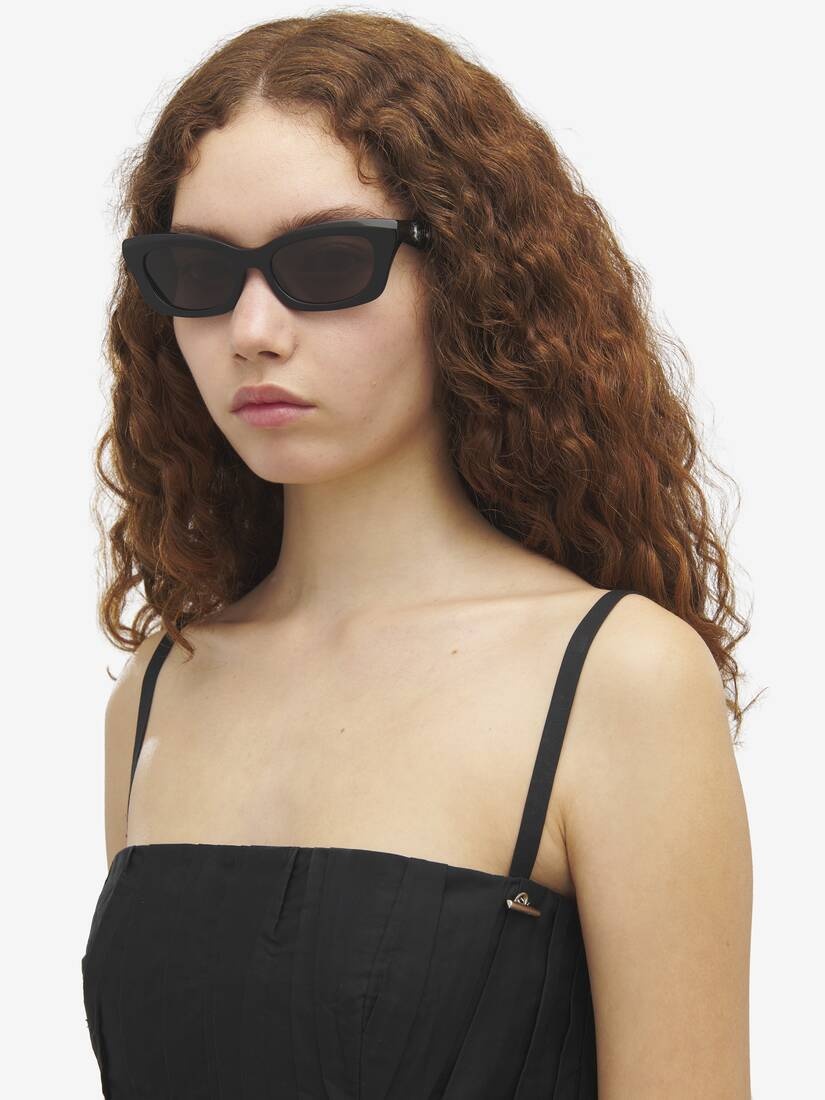 McQueen Logo Geometric Sunglasses - 2