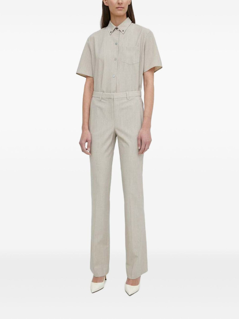 Theory belted-loop trousers outlook