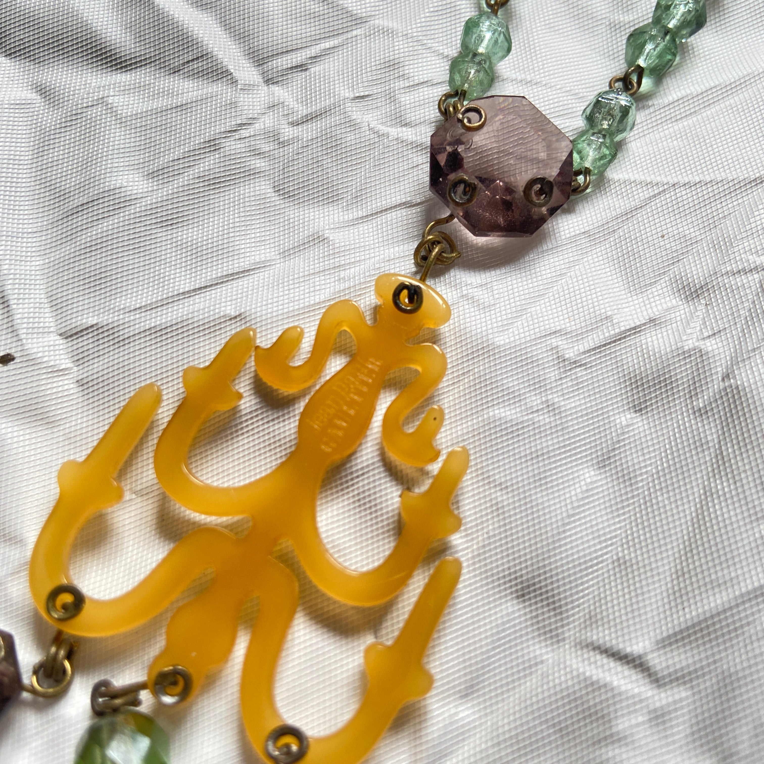 Jean Paul Gaultier Chandelier crystal necklace - 6