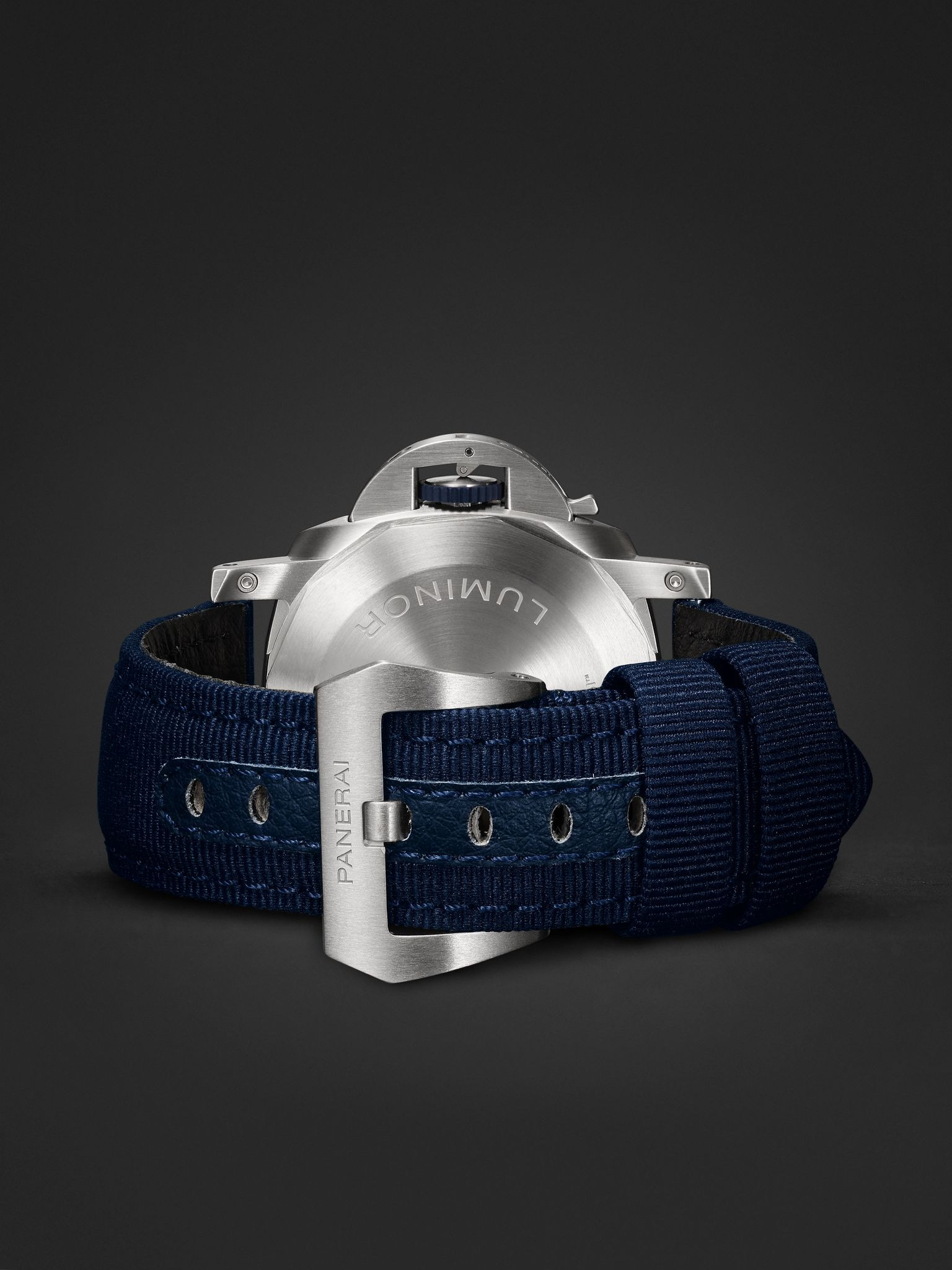 Luminor Marina Automatic 44mm eSteel and Recycled PET Watch, Ref. No. PAM01157 Blue - 6