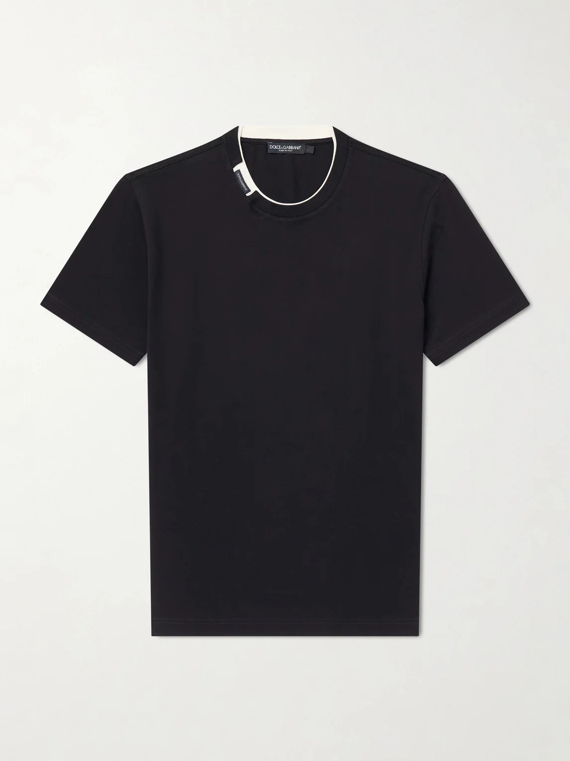 Logo-Appliquéd Cotton-Jersey T-Shirt - 1