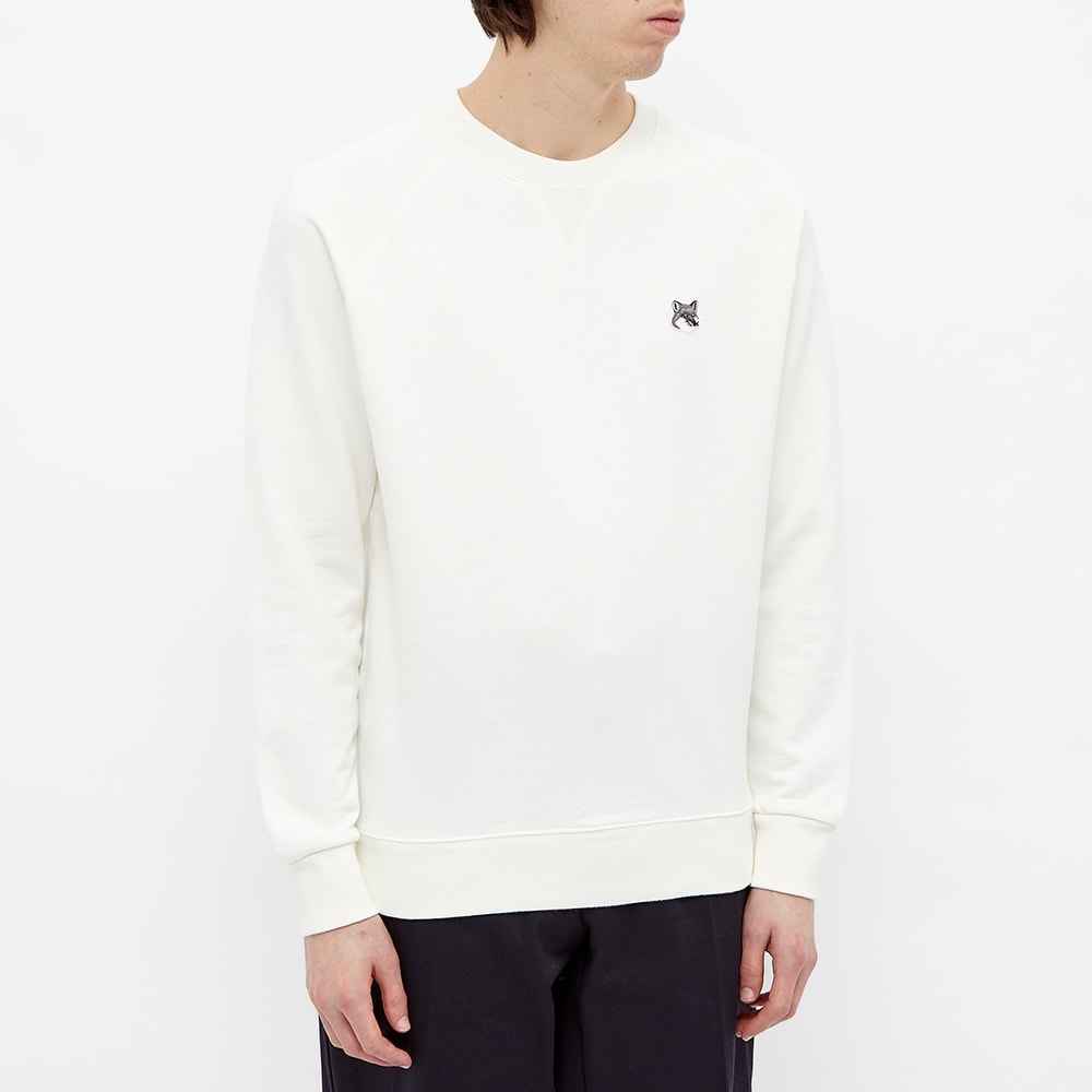 Maison Kitsuné Grey Fox Head Patch Classic Crew Sweat - 3