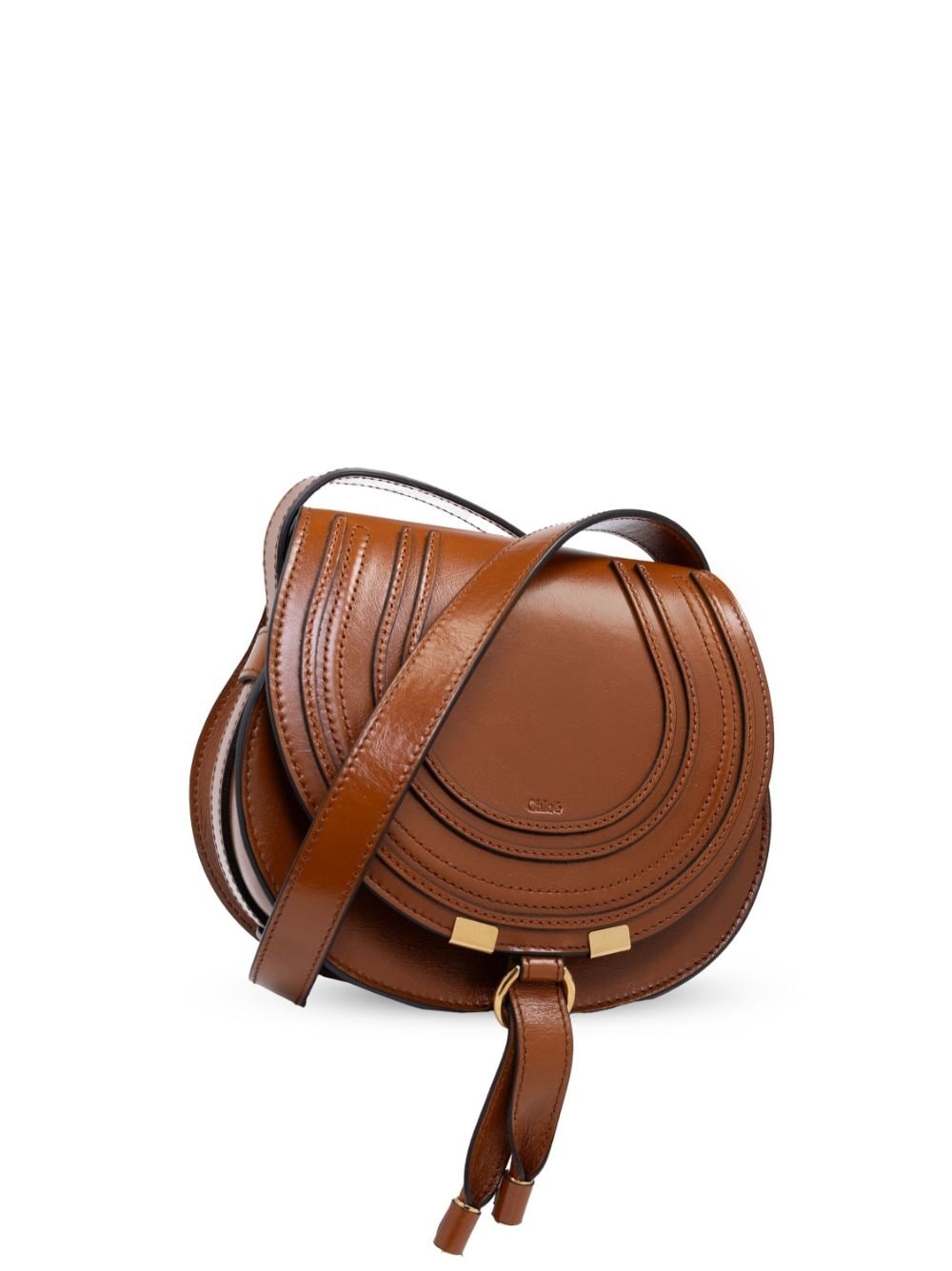 small Marcie leather saddle bag - 4