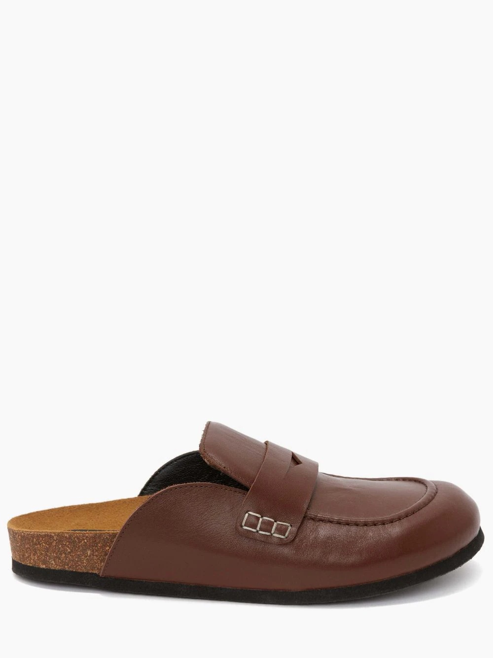 MEN'S LEATHER LOAFER MULES - 1