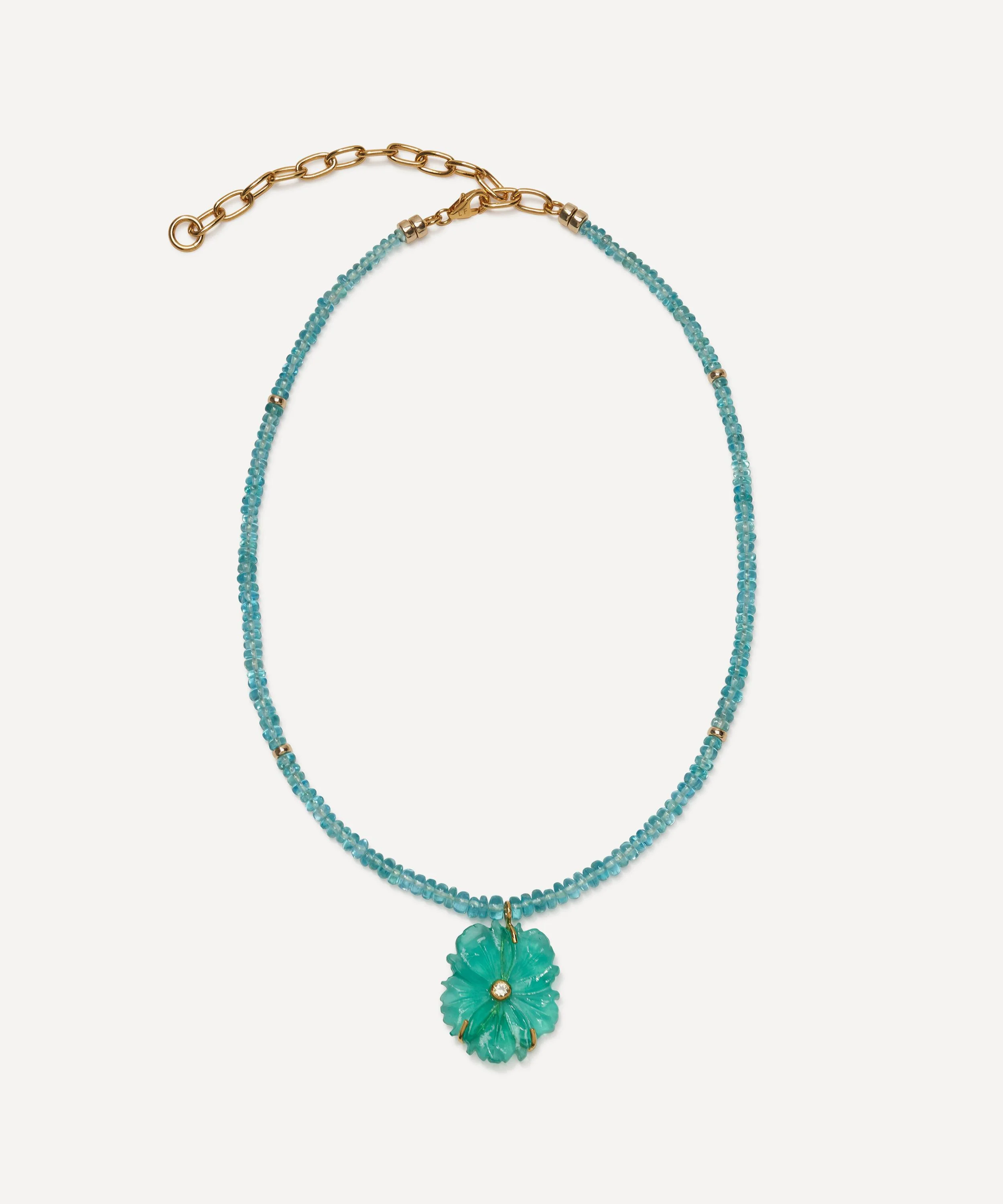 24ct Gold-Plated New Bloom Bead Necklace - 1