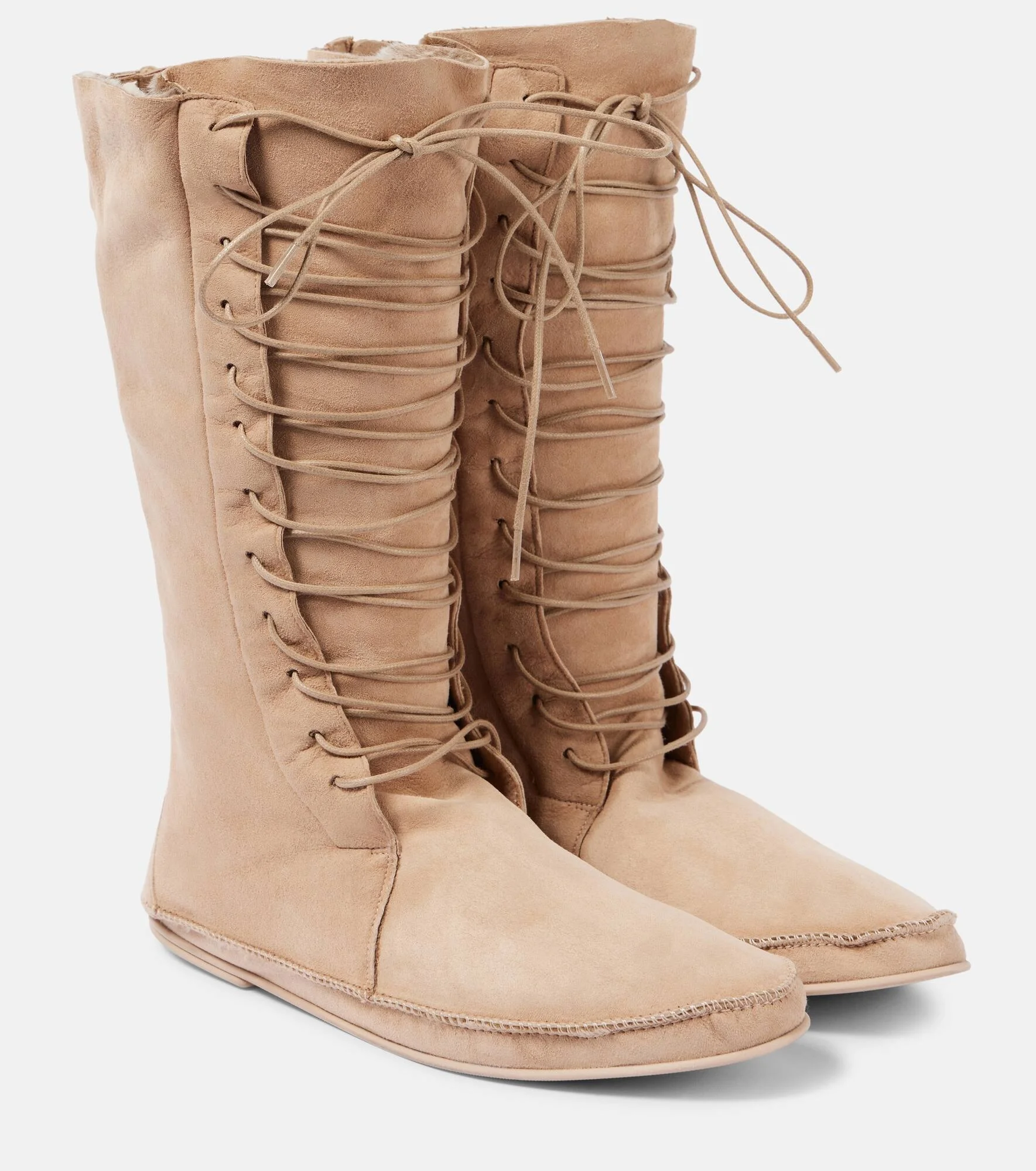 Tyler suede lace-up boots - 1