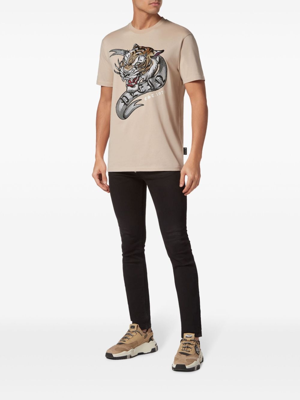 SS Tattoo tiger-print t-shirt - 2