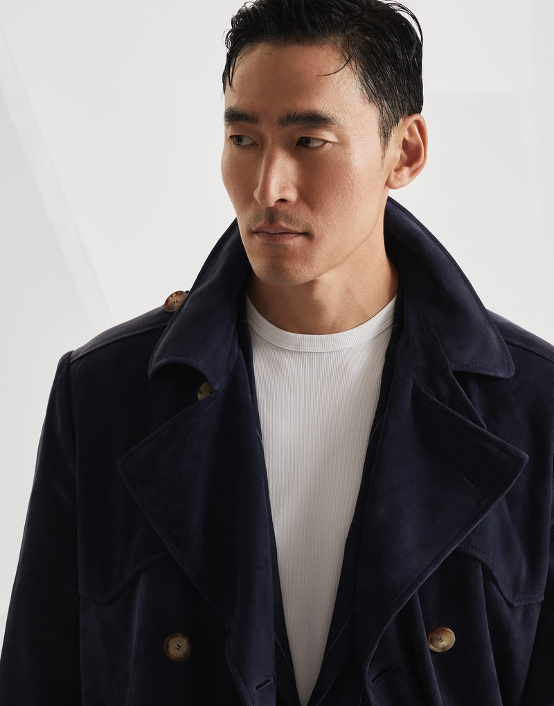 Suede trench 3