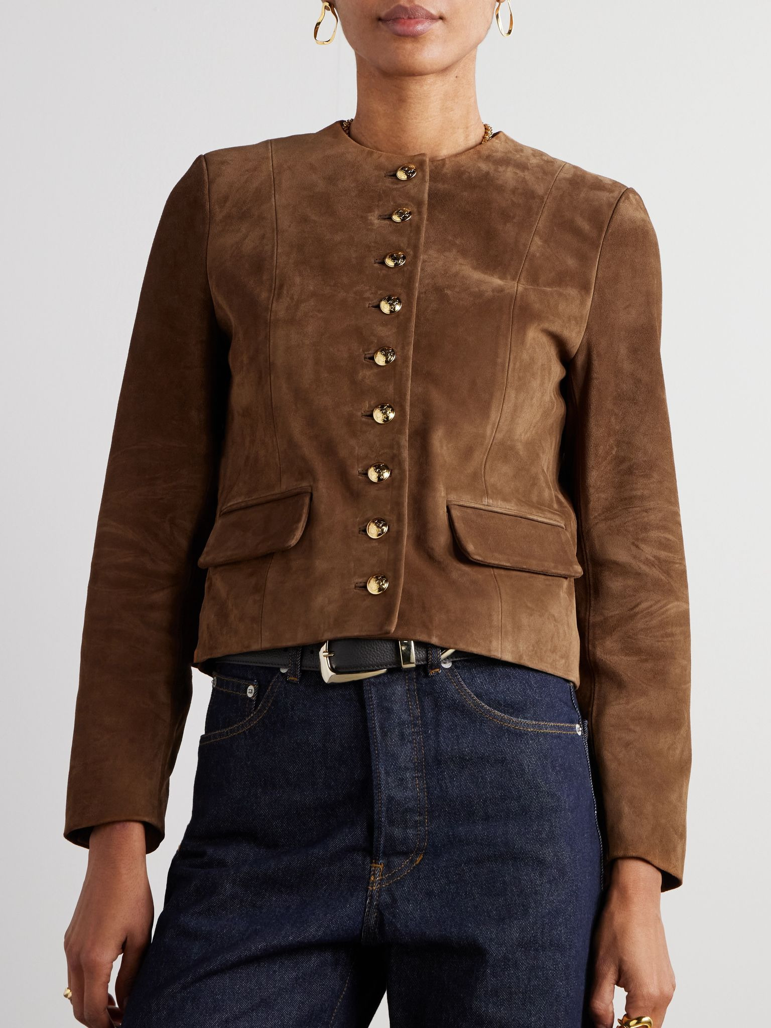 Nanon suede jacket Tan - 3