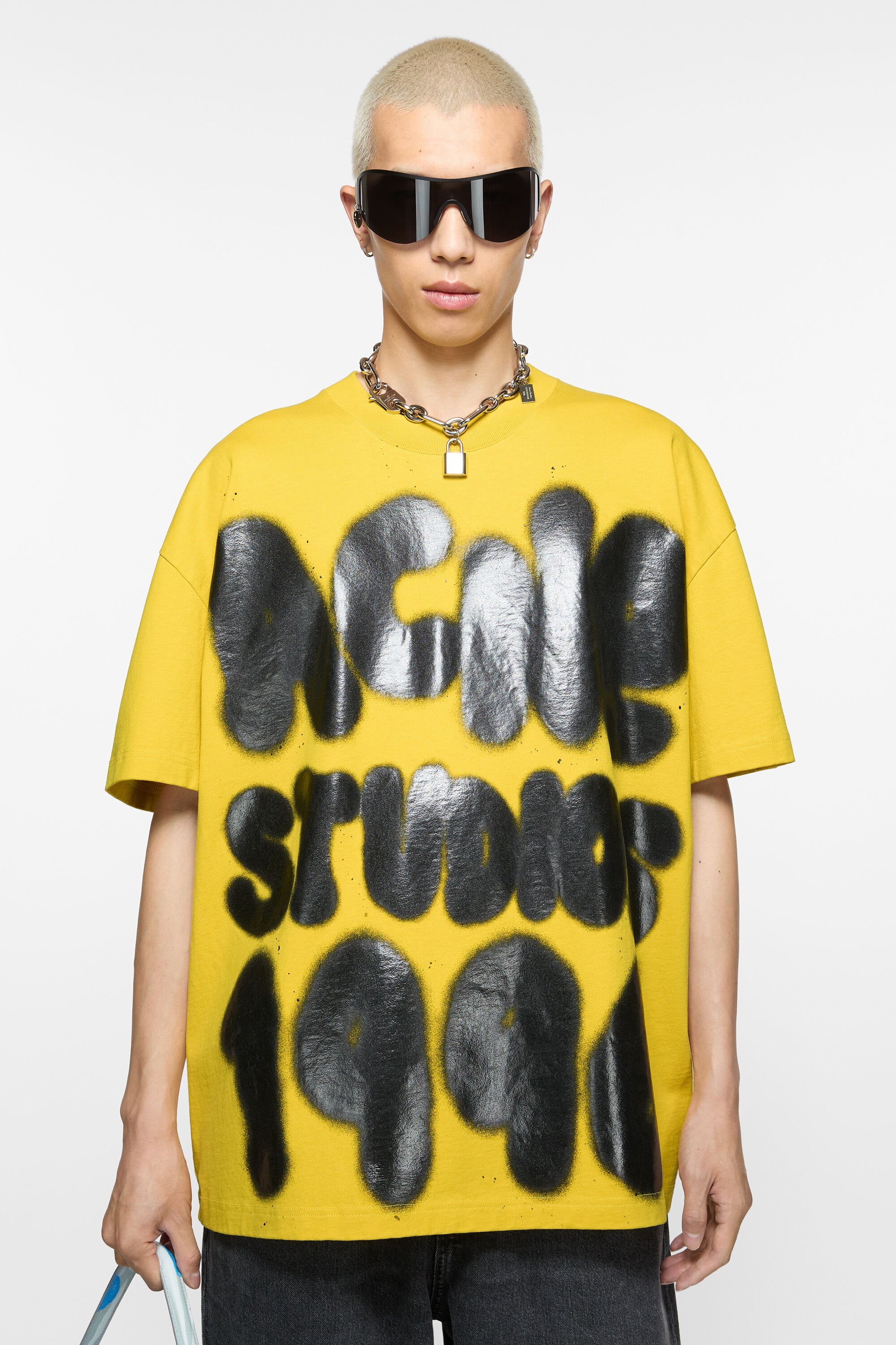 T-shirt logo - Relaxed unisex fit - Mustard yellow - 2