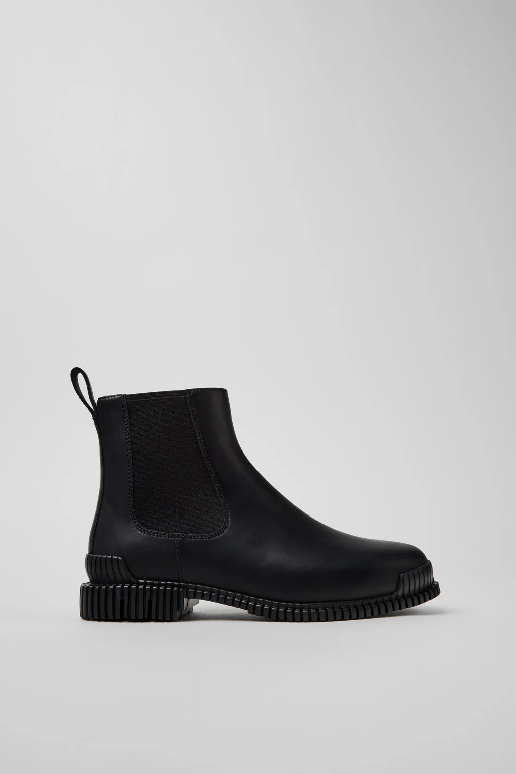 Pix Black Leather Ankle Boots for Women. - 1