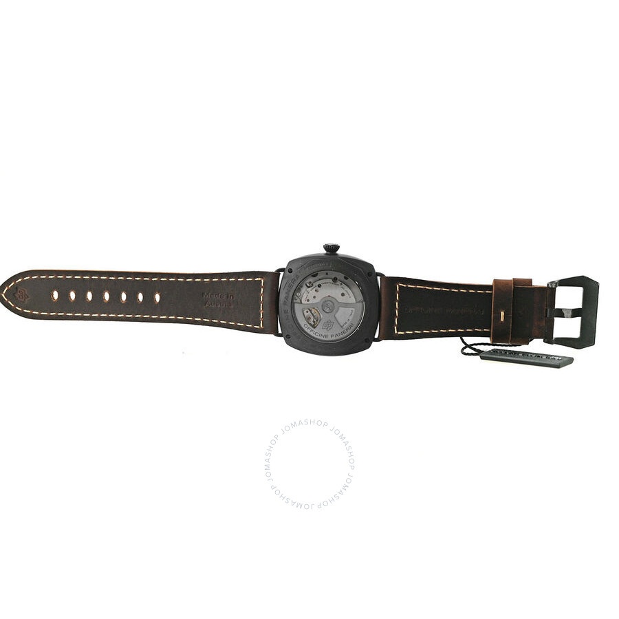 Pre-owned Panerai Radiomir Composite Black Seal 3 Days Brown Dial Men's Watch PAM00505 - 6