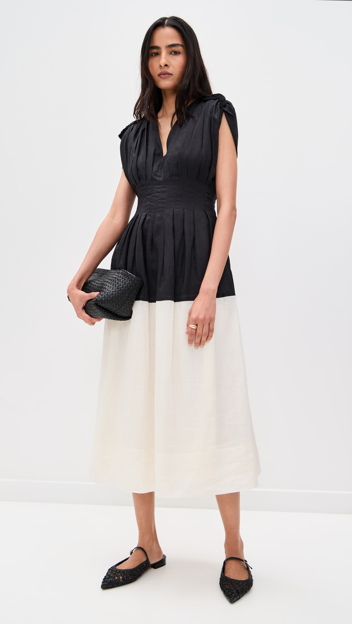 Nicola Ramie Tank Midi Dress - 4