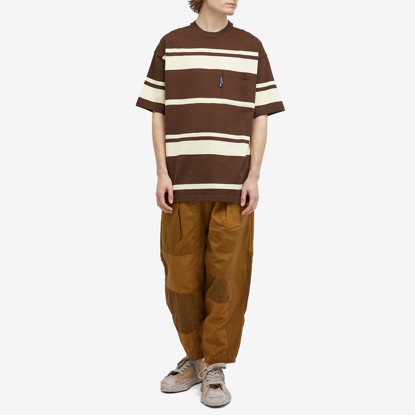 Comme des Garçons Homme Horizontal Stripe Pocket Tee - 4