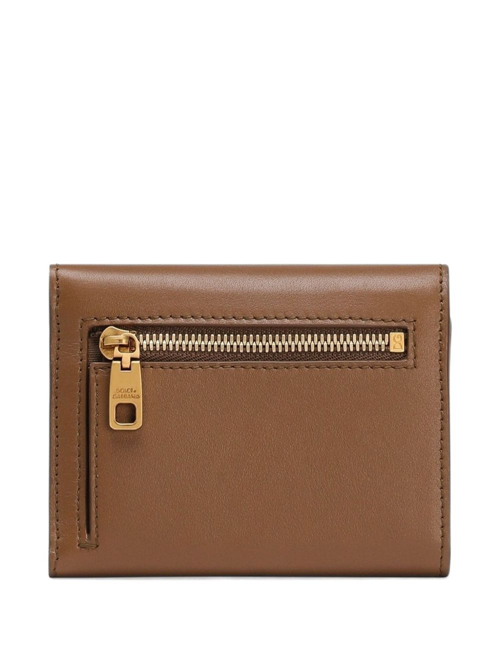 Dauphine logo-plaque trifold wallet - 3