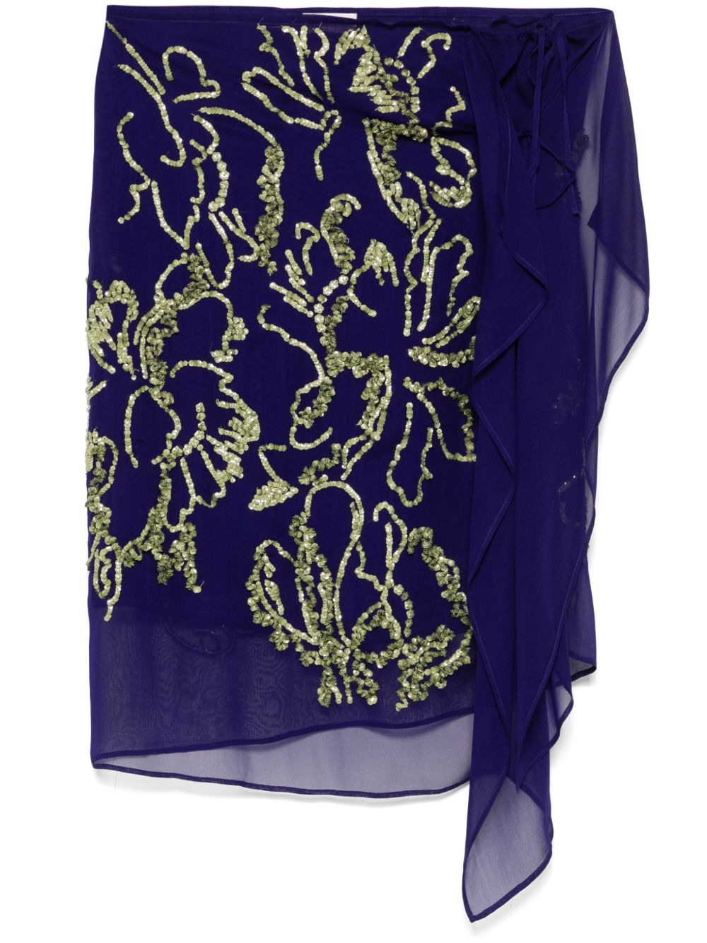 Dries Van Noten Women Sima Ebmroidered Skirt - 1