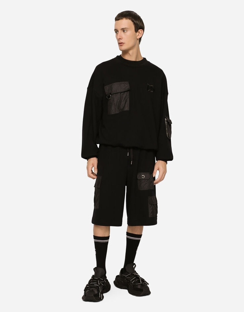 Dolce & Gabbana Jogging shorts with large pockets and DG embroidery outlook