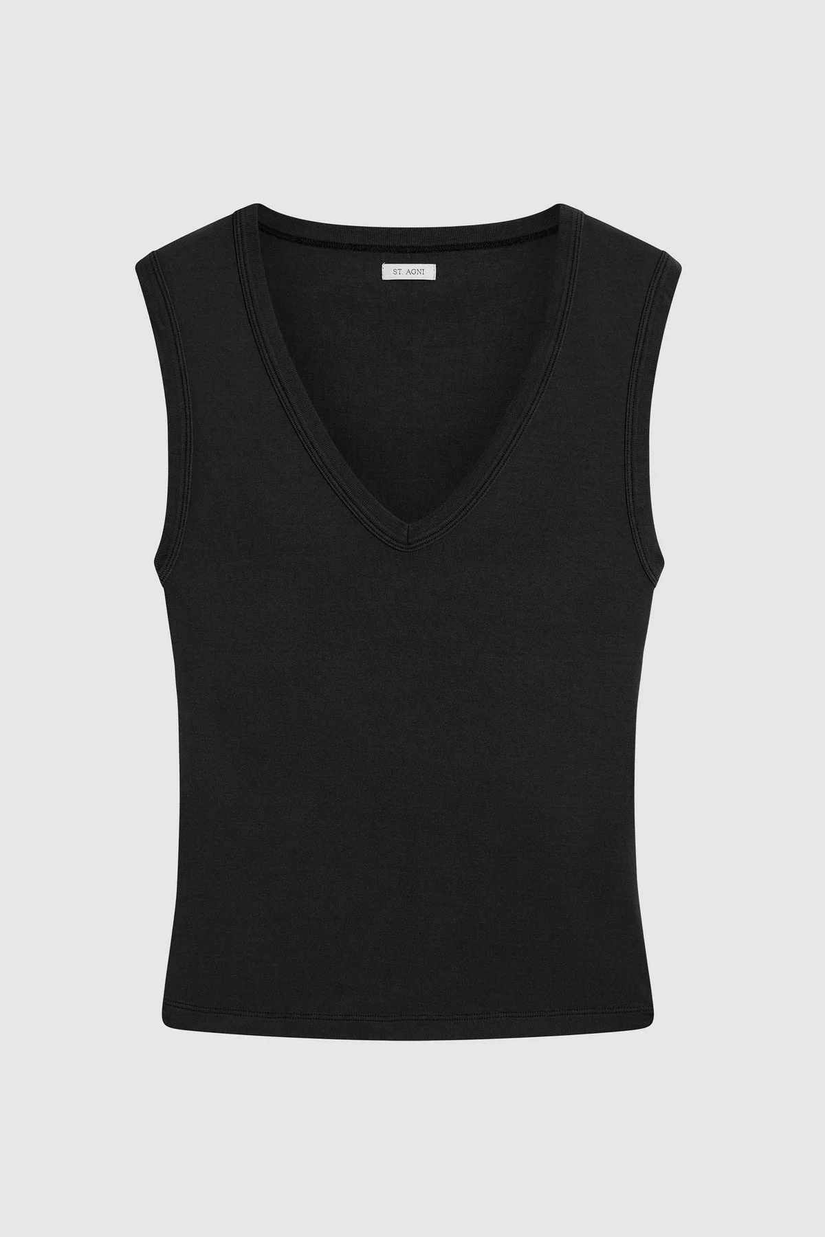 Organic Cotton 90s Top - Jet Black - 1