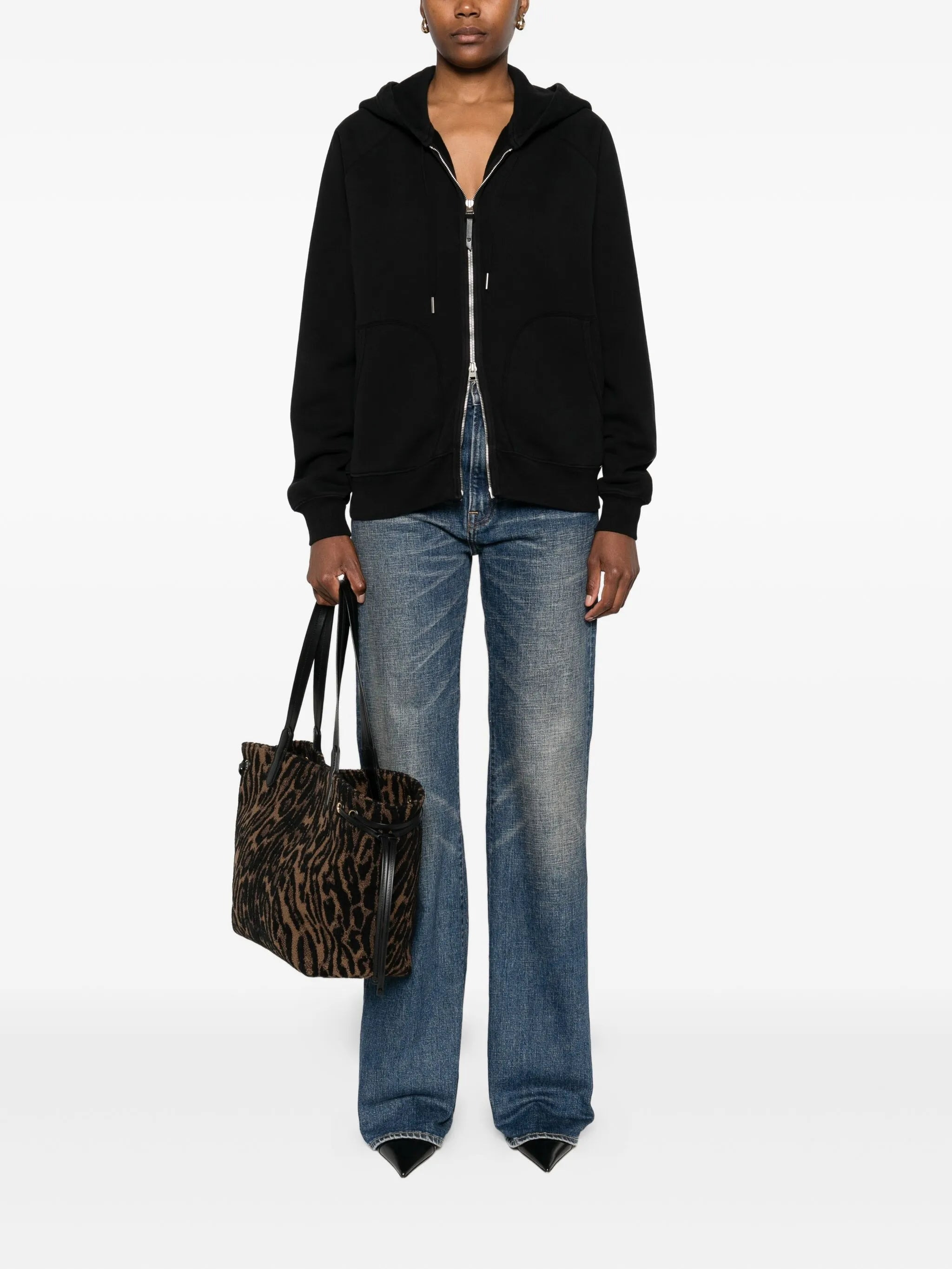 Tom Ford Hooded Zip-up Sweatshirt - 3