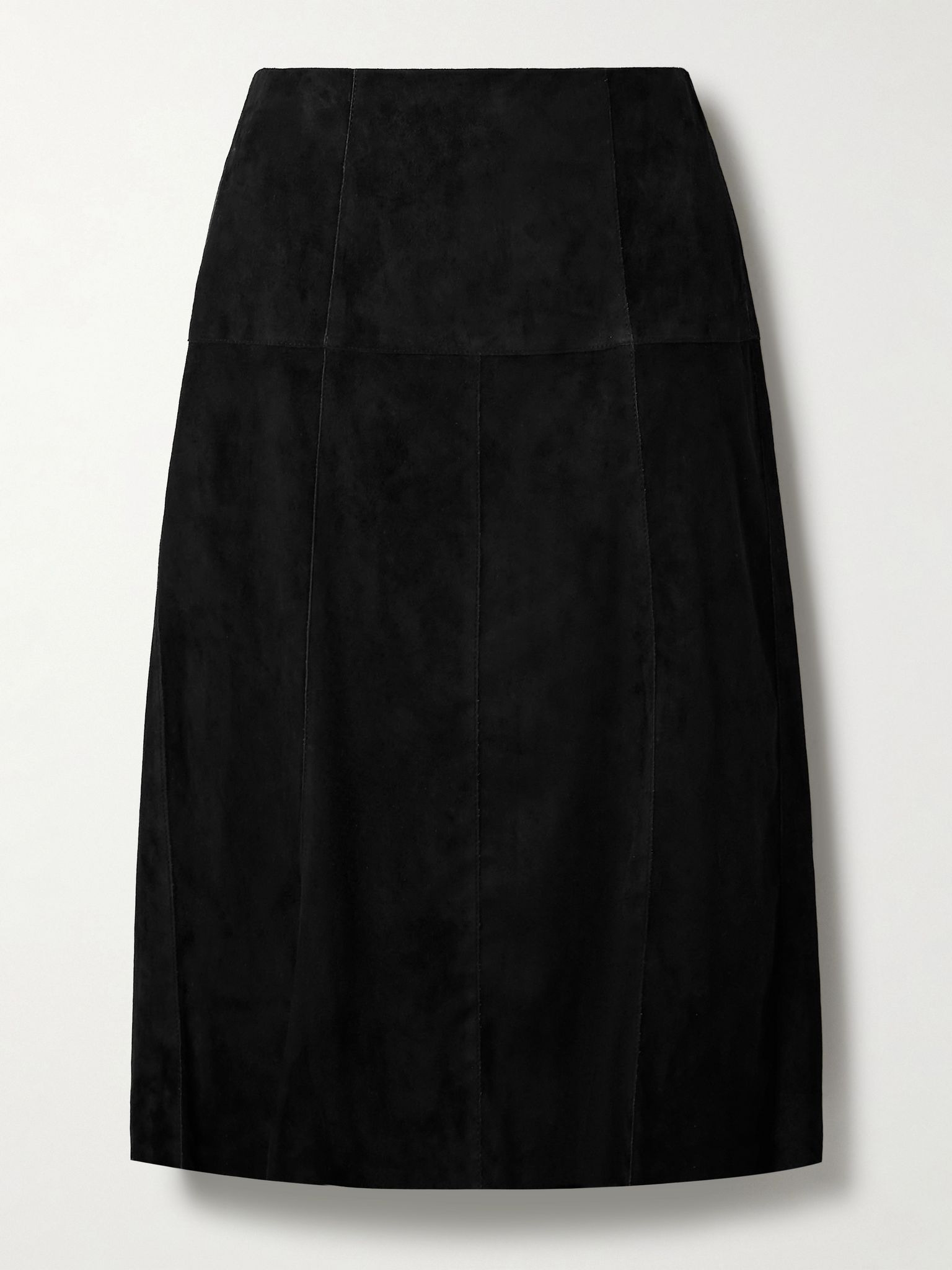 Devy suede midi skirt Black - 1