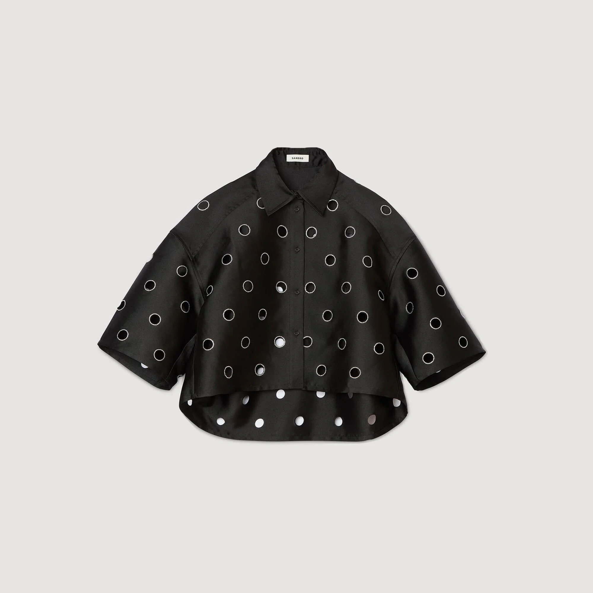 SHIRT WITH RHINESTONES - 1