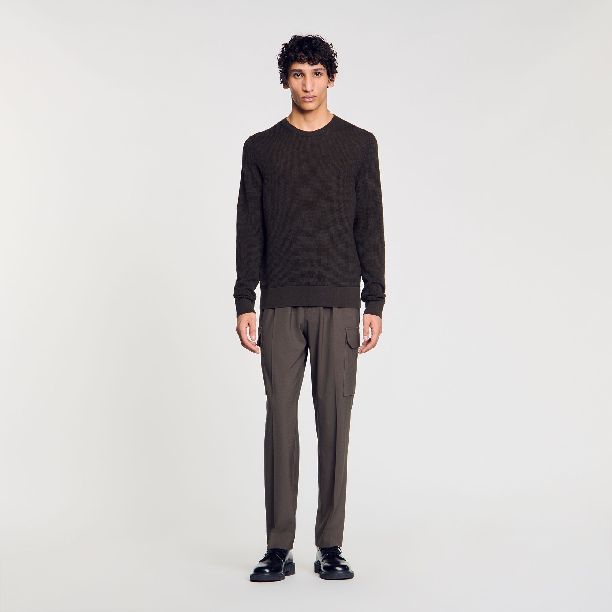 TEXTURED KNIT SWEATER - 2