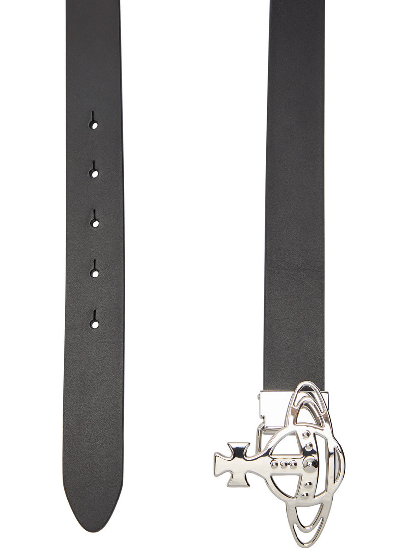 Vivienne Westwood Vivienne Westwood Orb Leather Belt outlook