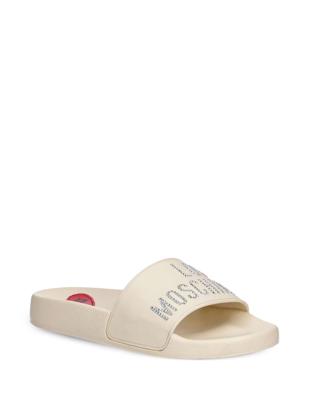rhinestone-embellished slides - 2