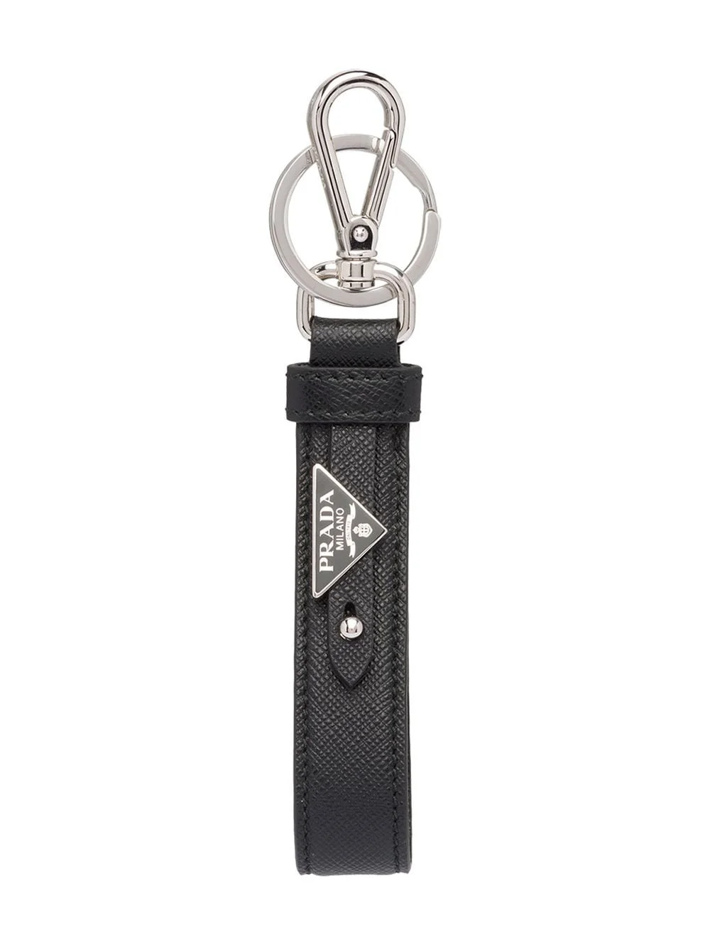 Prada Men Portachiavi In Pelle Saffiano - 1
