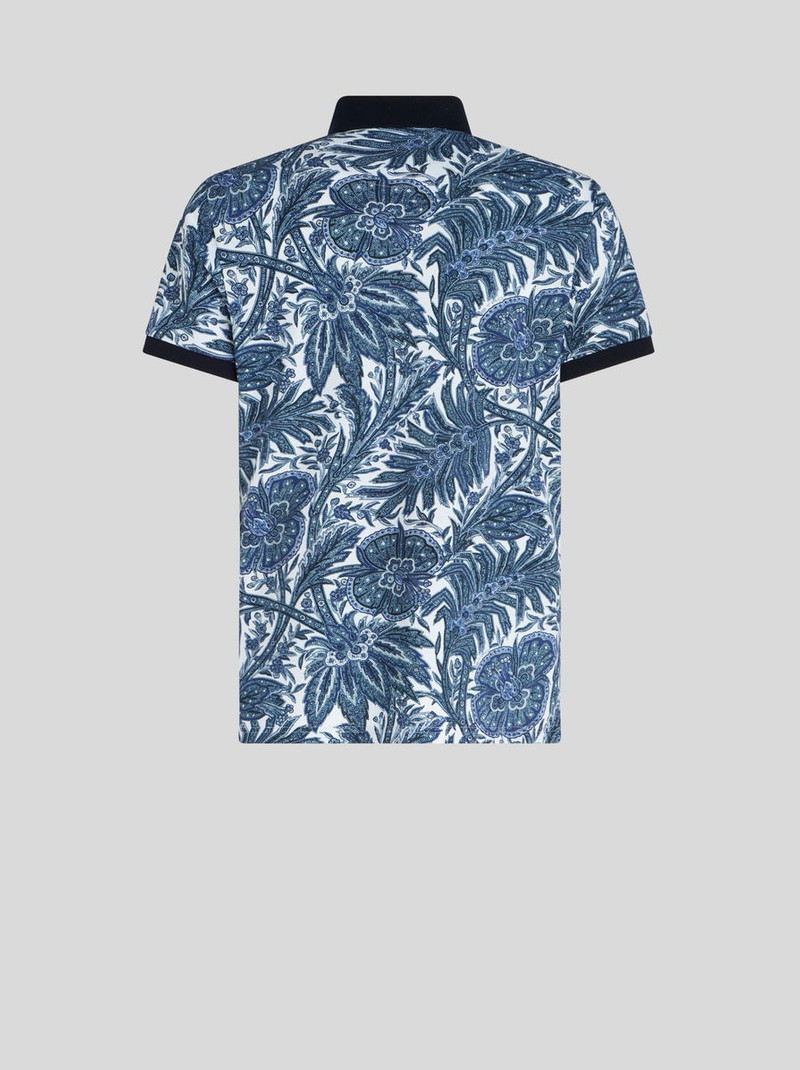 PRINTED COTTON POLO SHIRT 5