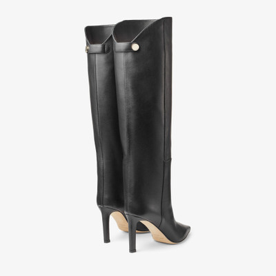 JIMMY CHOO Alizze Knee Boot 85
Black Smooth Leather Knee-High Boots outlook