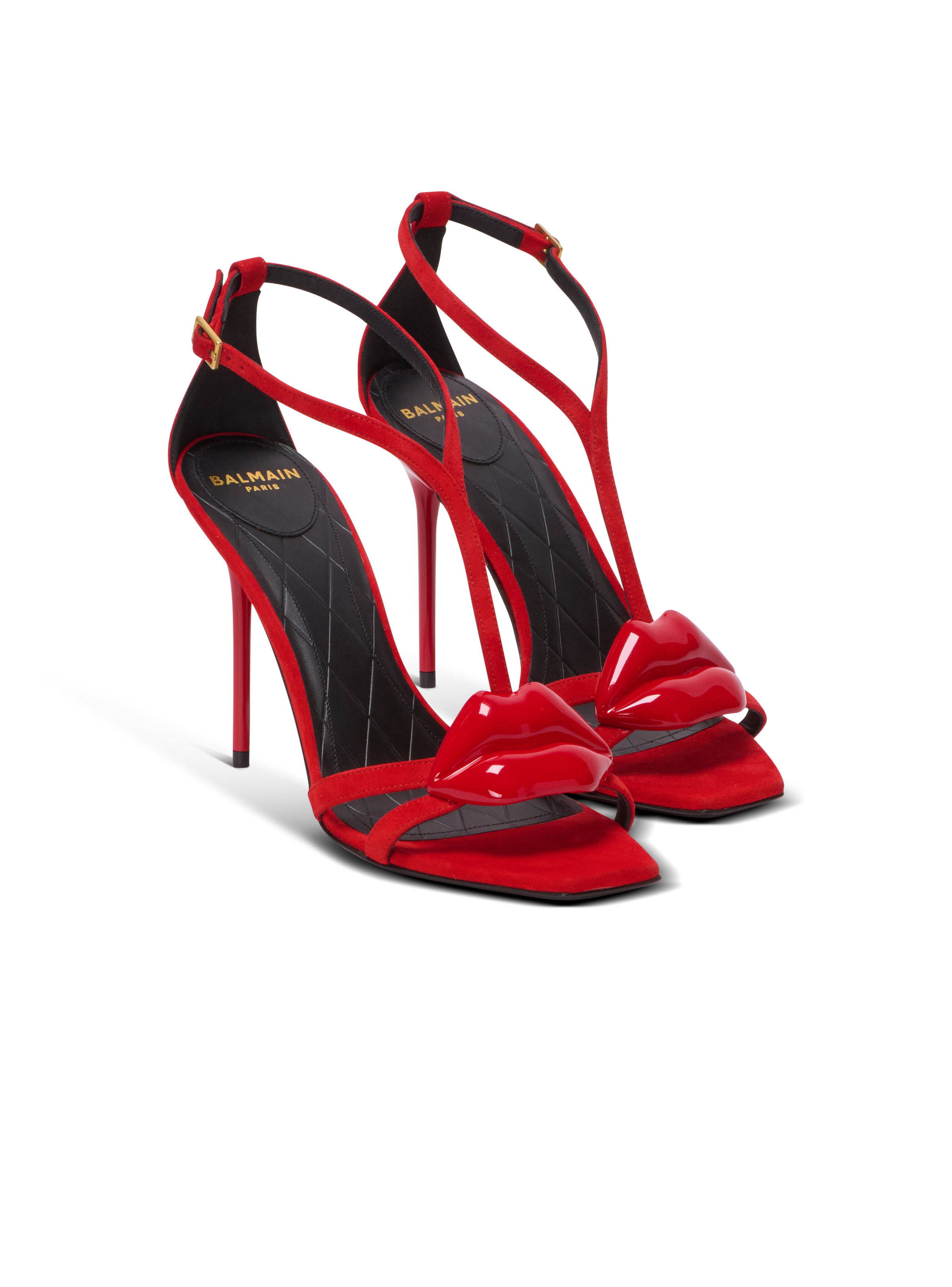 Suede Lips sandals - 2