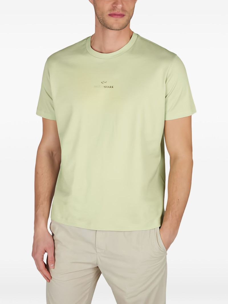 Paul & Shark logo-print cotton jersey T-shirt outlook