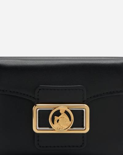 Lanvin SMALL SHINY LEATHER CONTINENTAL PENCIL WALLET outlook