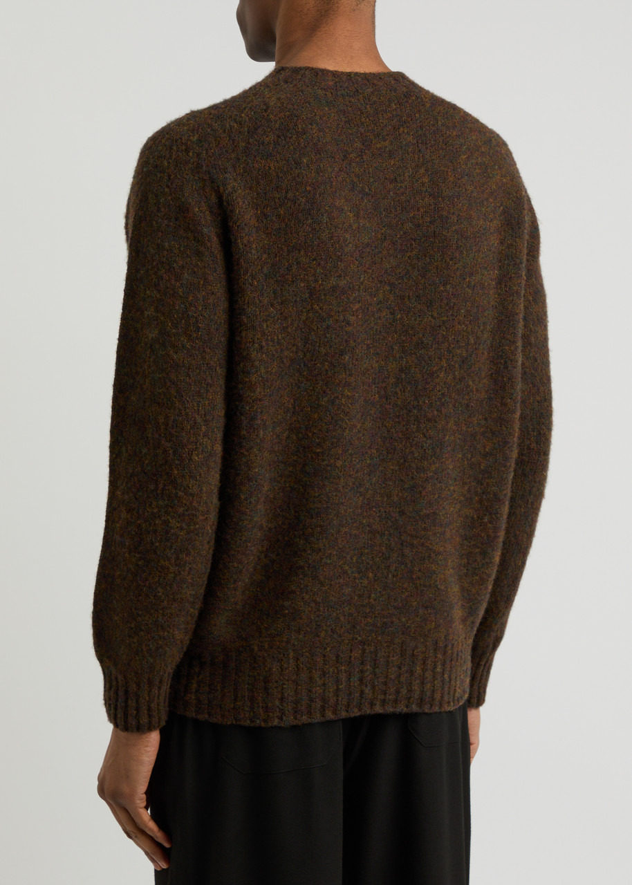 Sunspel Shetland Wool Jumper - 3