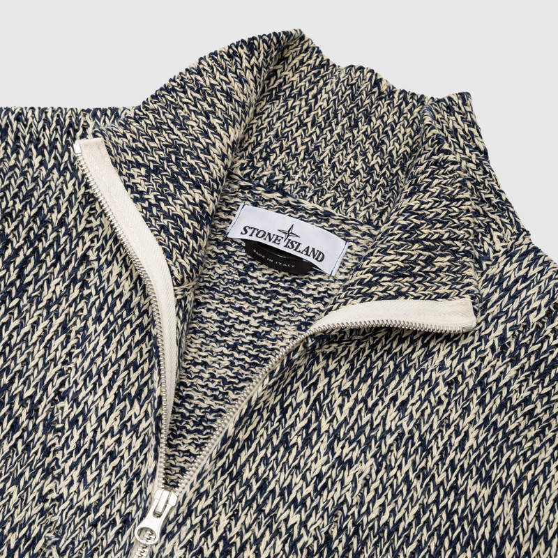 Stone Island COTTON-LINEN-POLYESTER WITH RUBBERISED EFFECT MARINA SWEATER outlook