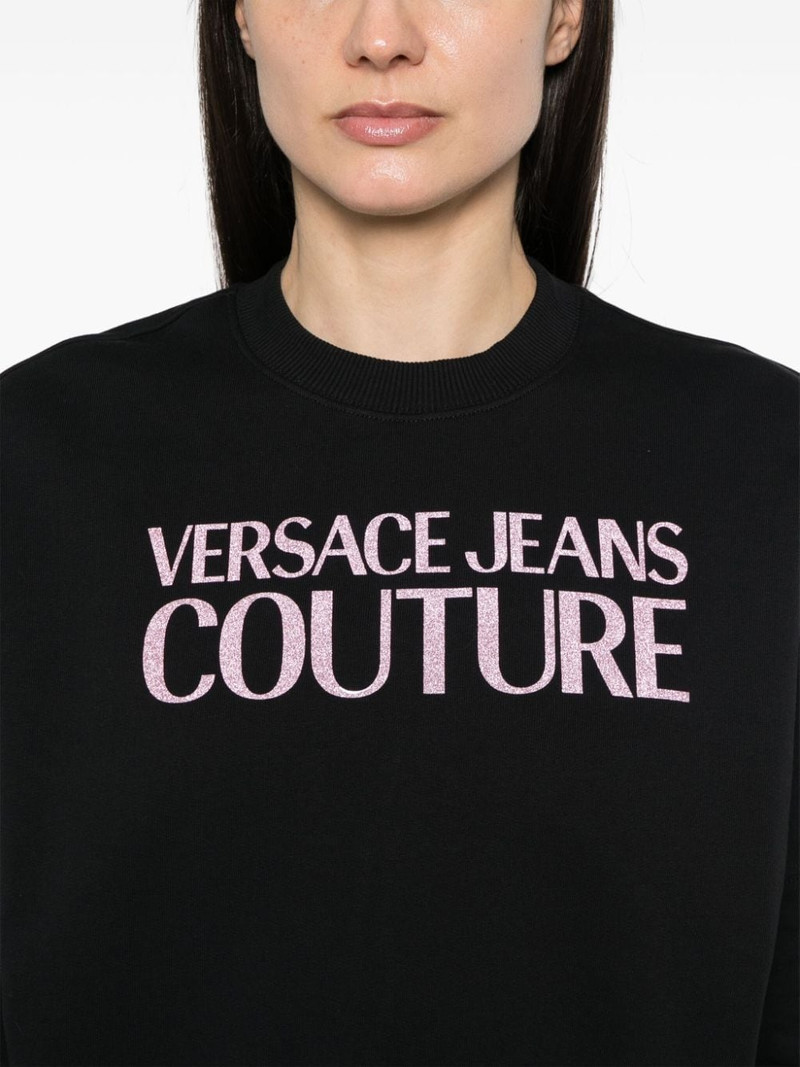 logo-print cotton sweatshirt 5