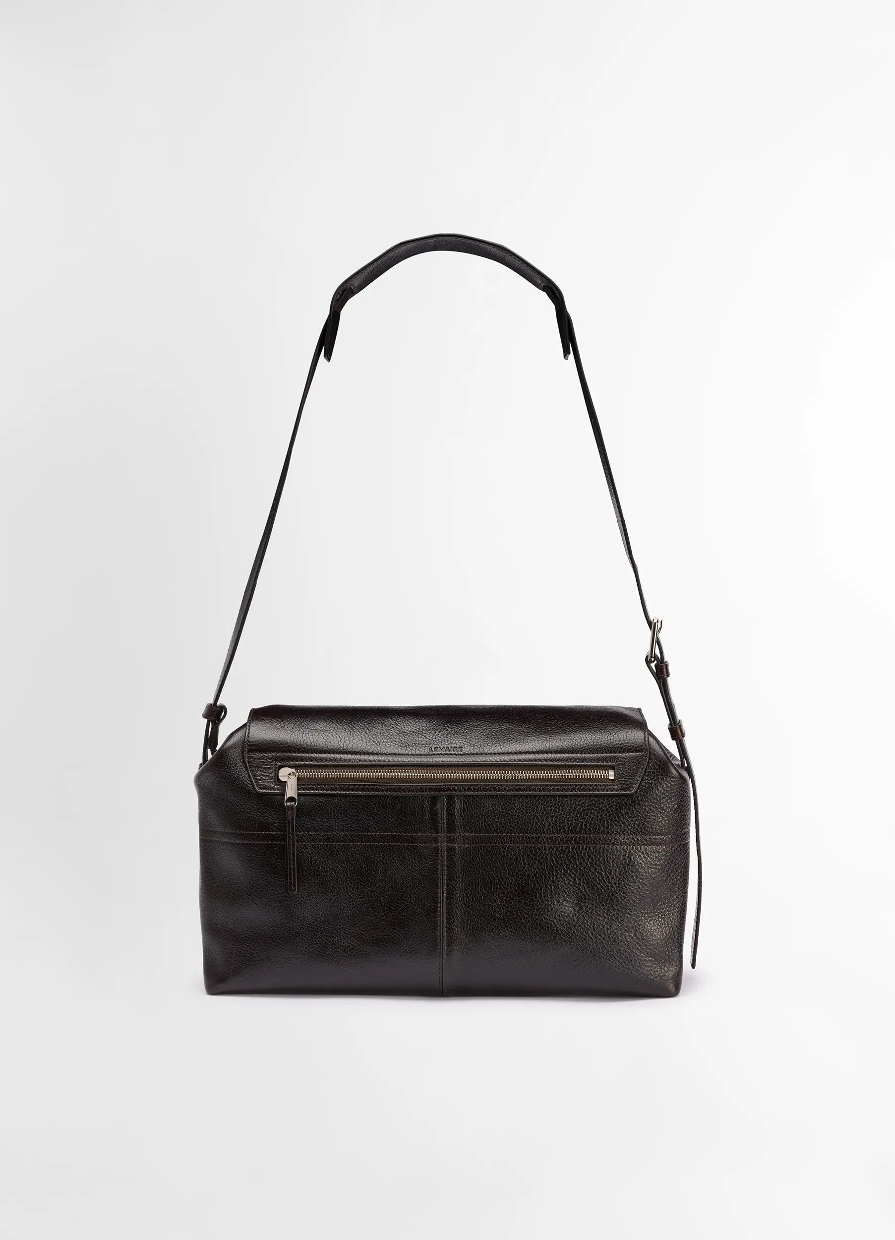 ショルダーバッグ LEMAIRE LEATHER \"WEEK-END\" SHOULDER BAG Week-end Gear leather shoulder bag in brown - Lemaire