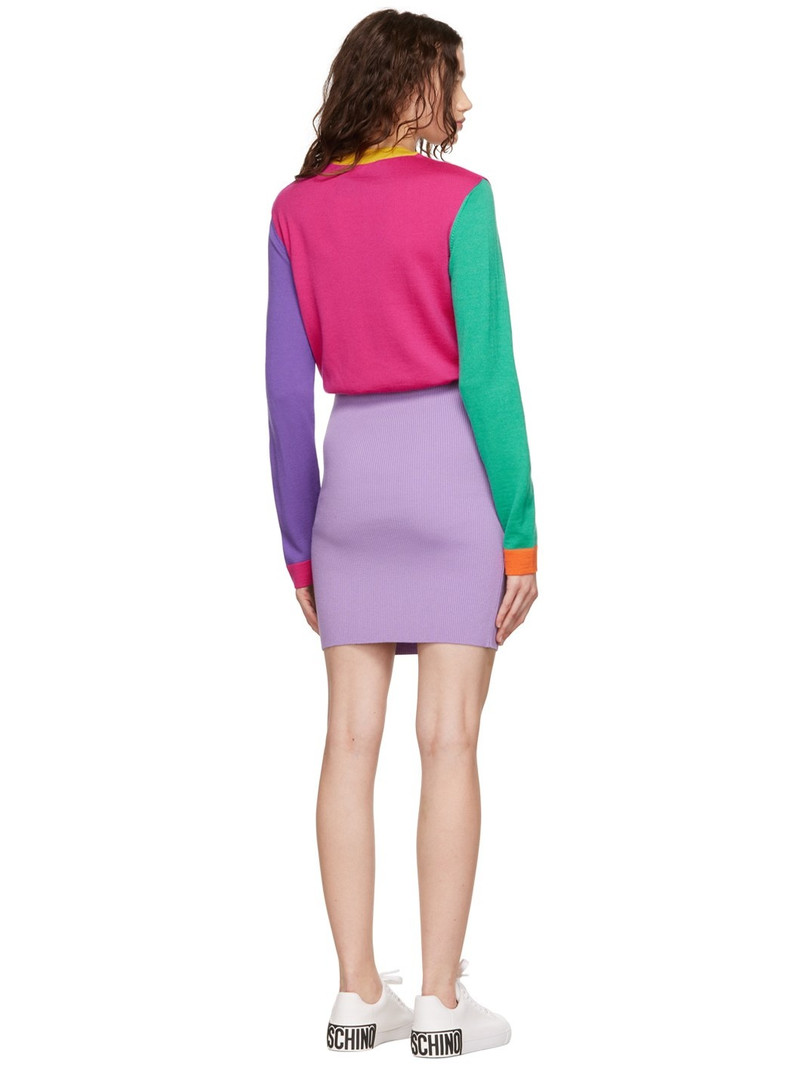 Pink Color Block Minidress 3