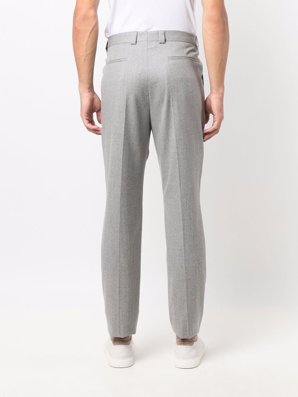 pleat-detail tailored trousers - 4