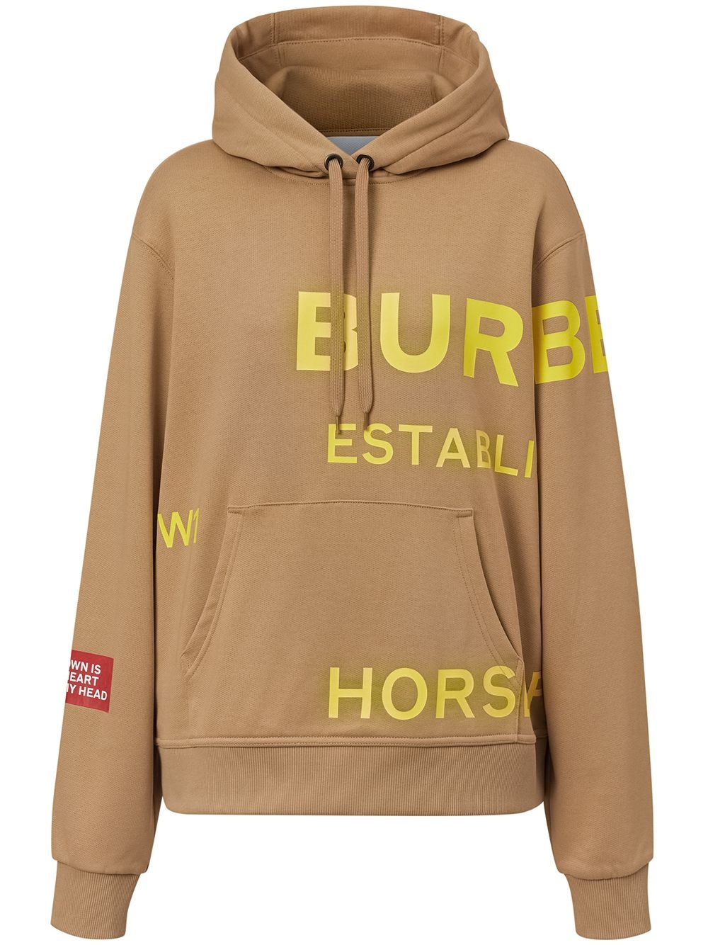 Horseferry logo print hoodie - 1