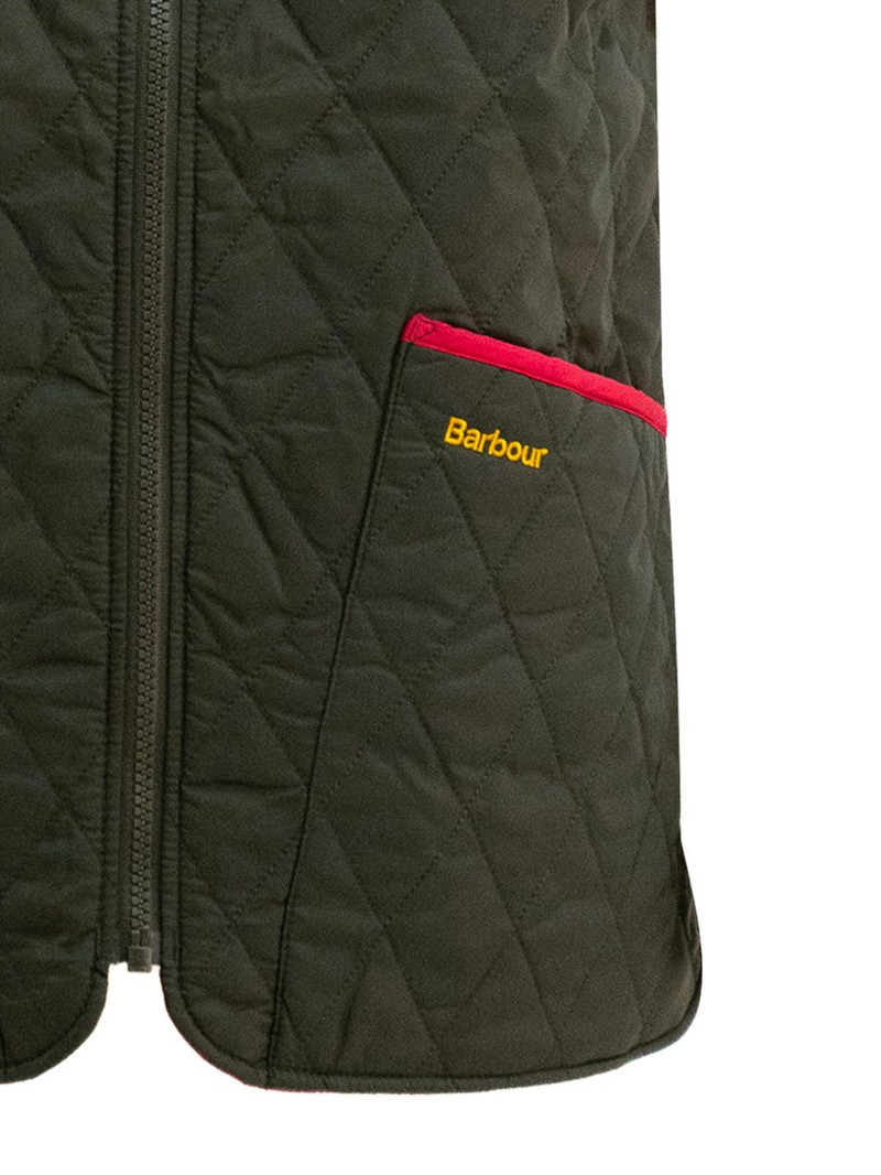 Barbour diamond-quilting gilet outlook