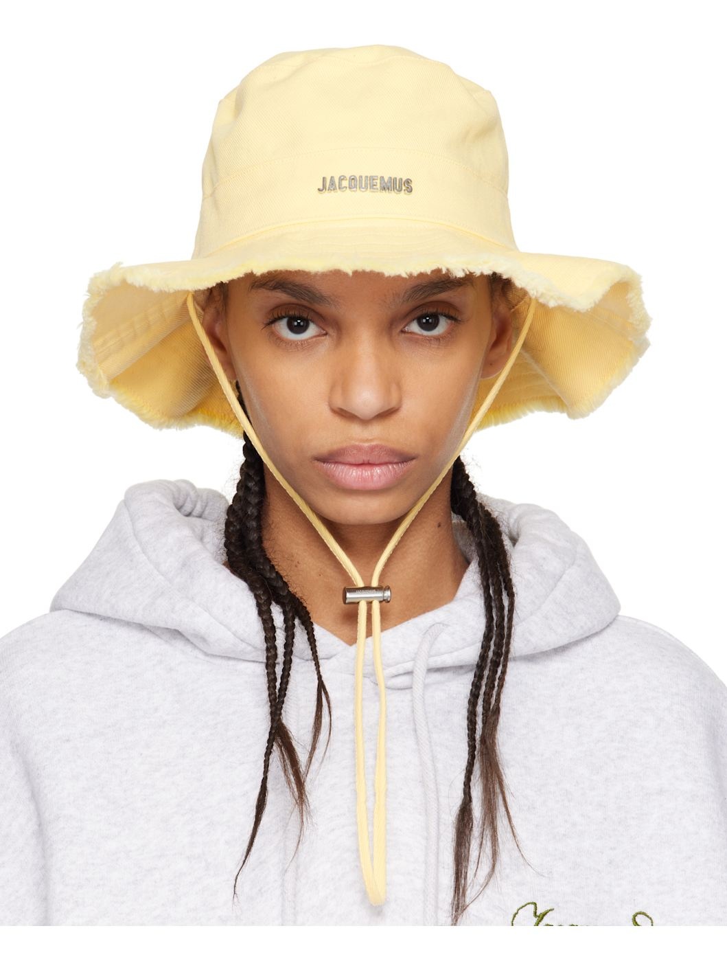 Yellow 'The Artichaut' Bucket Hat - 1