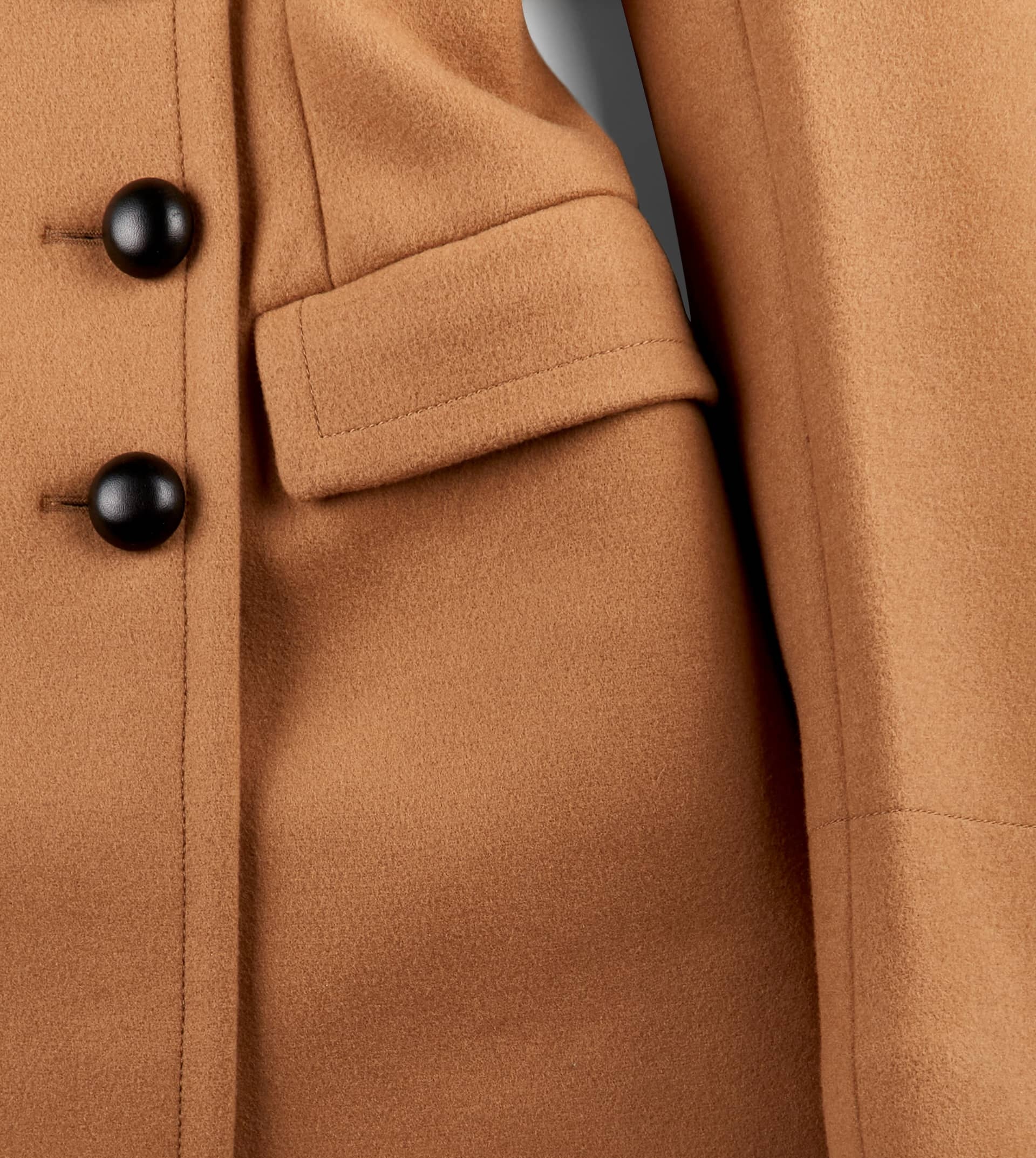 PEACOAT IN WOOL - BROWN - 10