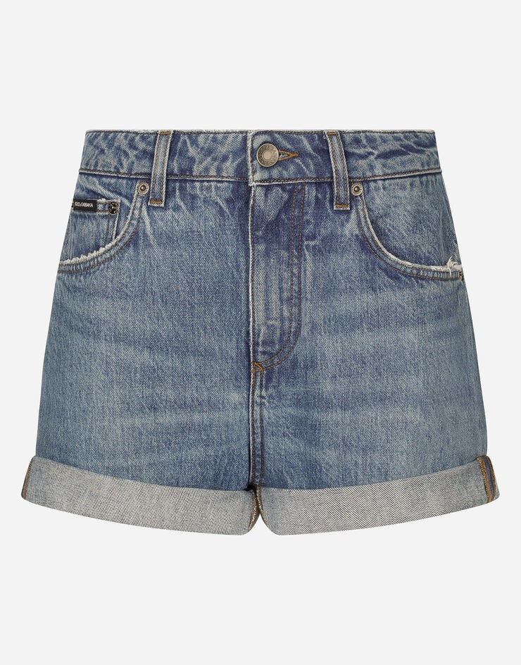 Denim shorts - 1