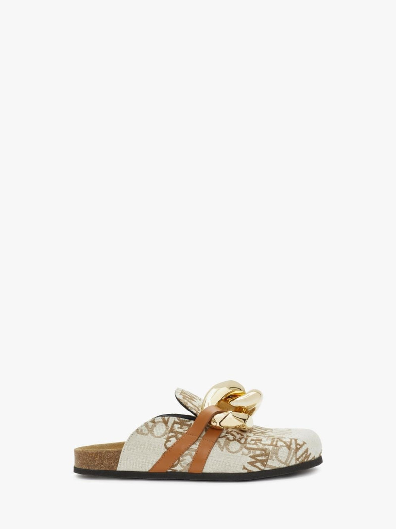 CHAIN LOAFER MULES 1