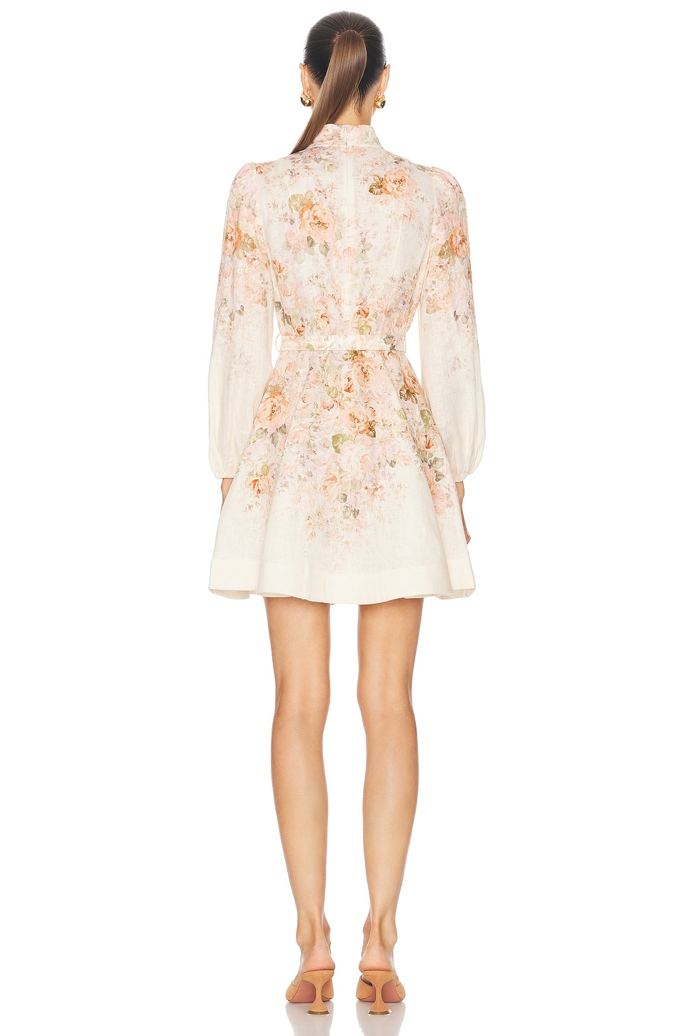 Zimmermann Illustration Buttoned Mini Dress | forward