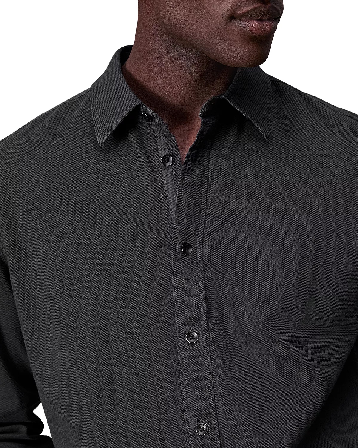 Tomlin Stretch Dobby Button Front Shirt - 6