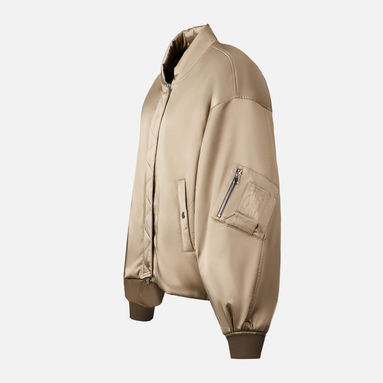 Bomber jacket in satin - 3