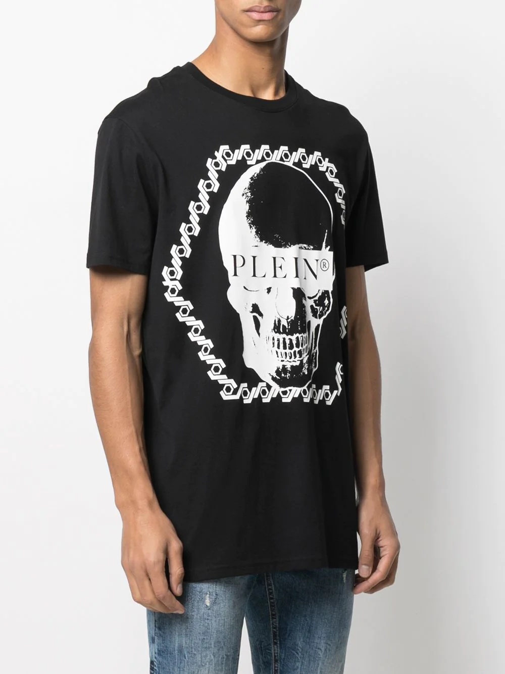 skull logo-print T-shirt - 3